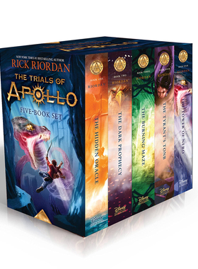 现货 英文原版 阿波罗的审判 5本套装  Trials of Apollo, The 5-Book Paperback Boxed Set 波西杰克逊 Rick Riordan