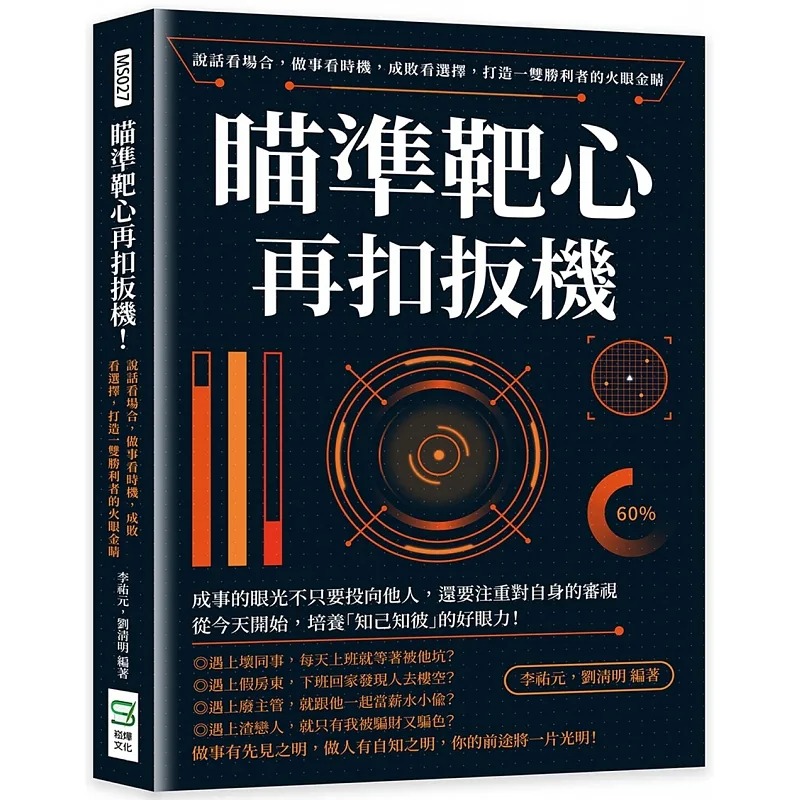 预售 MS027 瞄准靶心再扣扳机！说话看场合，做事看时机，成败看选择，打造一双胜利者的火眼金睛 崧烨文化