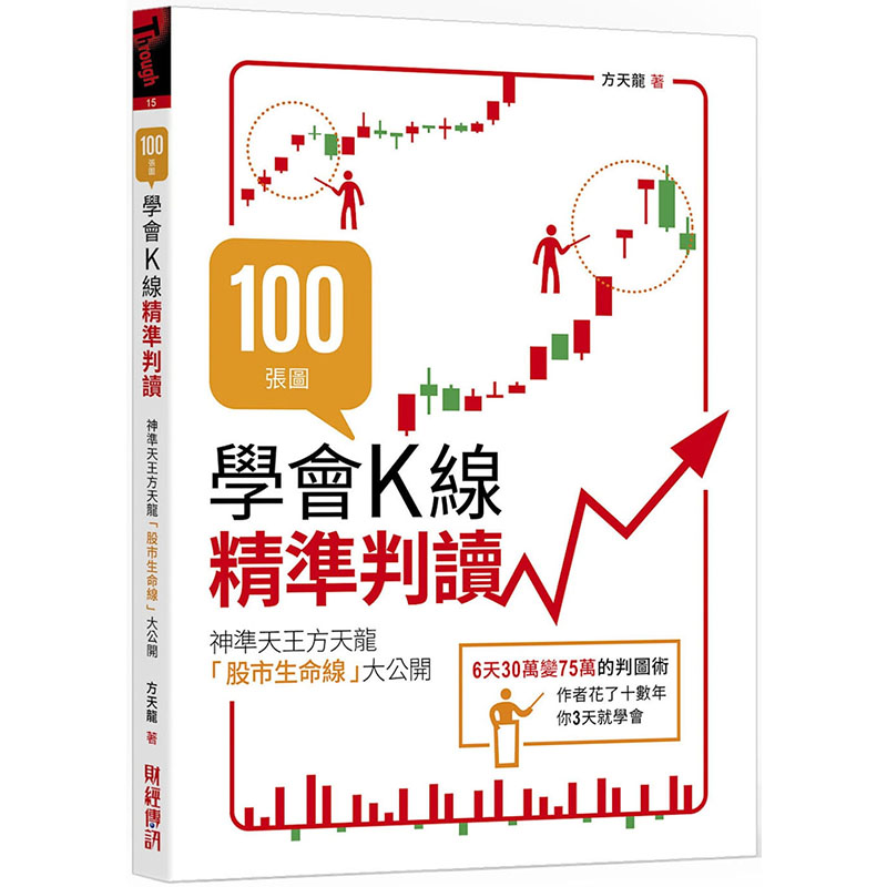 预售原版进口100张图学会K线精准判读：神准天王方天龙「股市生命线」大公开财经传讯