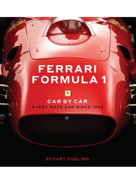 现货 英文原版 Ferrari Formula1 Car by Car 进口艺术 法拉利一级方程式赛车介绍 汽车设计 F1