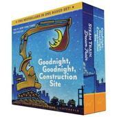 晚安 纸板书 Site Construction Set 车2册套装 6岁 Boxed 工地上 Goodnight 英文原版 现货