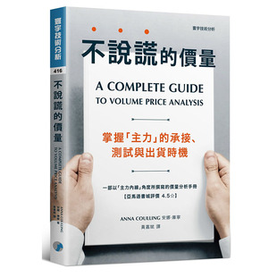 现货 不说谎的价量:掌握「主力」的承接、测试与出货时机 港台原版 安娜.库宁 寰宇出版 股票投资 技术分析