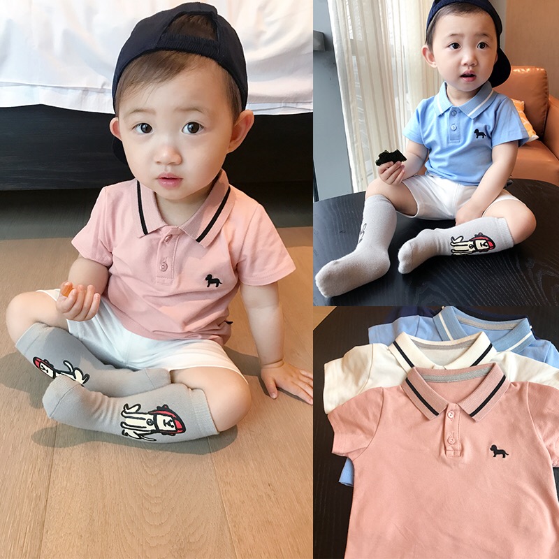 男童短袖polo衫t恤半袖外出服