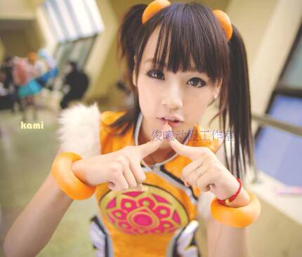 cosplay动漫女装TEKKEN6 铁拳3 凌晓雨（LING XIAOYU）