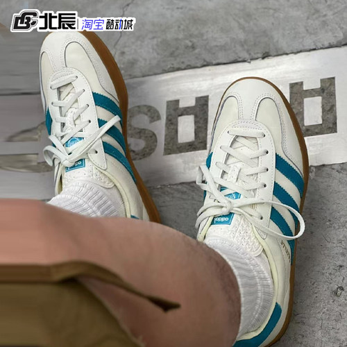 Adidas三叶草Gazelle男女复古翻毛皮板鞋T头德训鞋JI2583 ID7006
