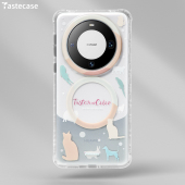 原创可爱创意磨砂防摔手机套 P70Pro新款 Tastecase缤纷动物园磁吸手机壳适用于华为Mate80ProMax Pura80Ultra