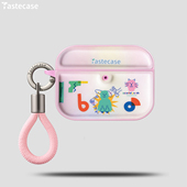 2代耳机壳挂绳原创高级感可爱小狗防摔保护壳 Tastecase小狗拼图世界磁吸耳机套适用苹果AirPodsPro三代