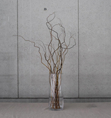 久伴天然树枝干花束长枝真花永生花客厅桌面装 饰摆件侘寂复古法式