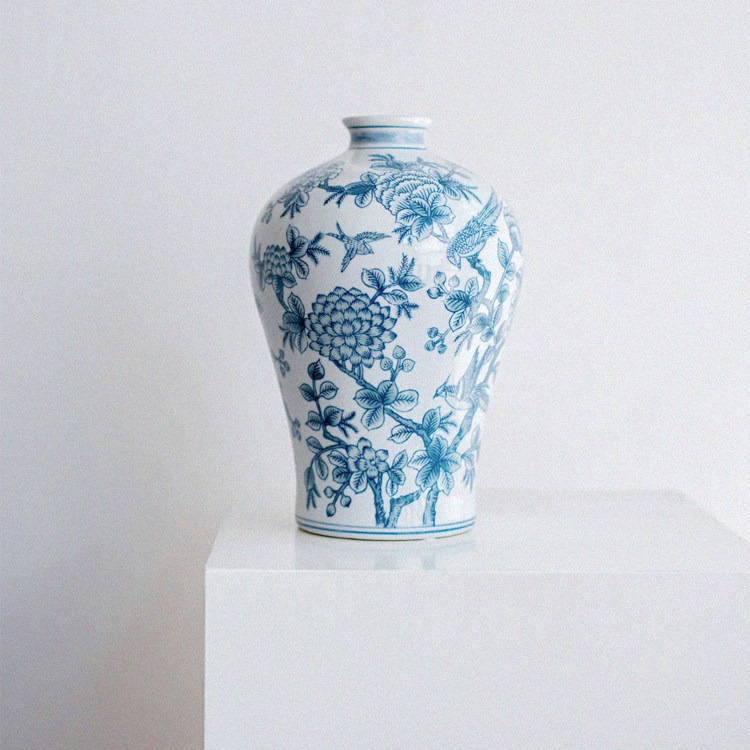 花瓶装饰摆件陶瓷新中式法式复古