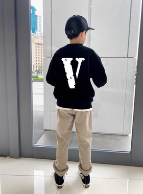 VLONE童装儿童卫衣男童加绒