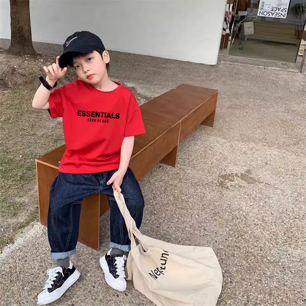 essentials童装ESS儿童短袖t恤FOG男童女童体恤潮牌休闲纯棉夏季,童装/婴儿装/亲子装,T恤,淘宝优惠券,粉丝福利购,淘宝优惠卷