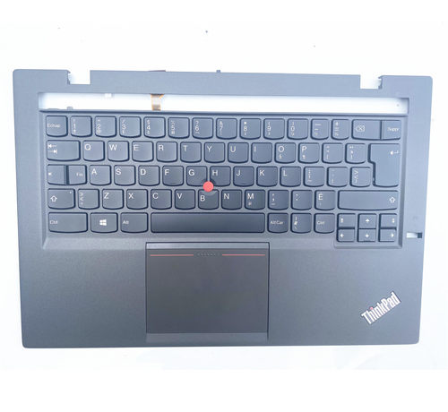 适用全新 联想 ThinkPaD X1C 2014 C壳 掌托键盘 欧文 04X6490