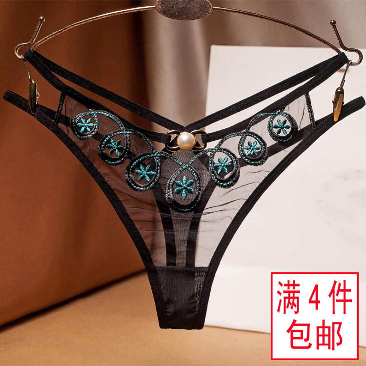 欧美性感火辣透视激情女士丁字裤