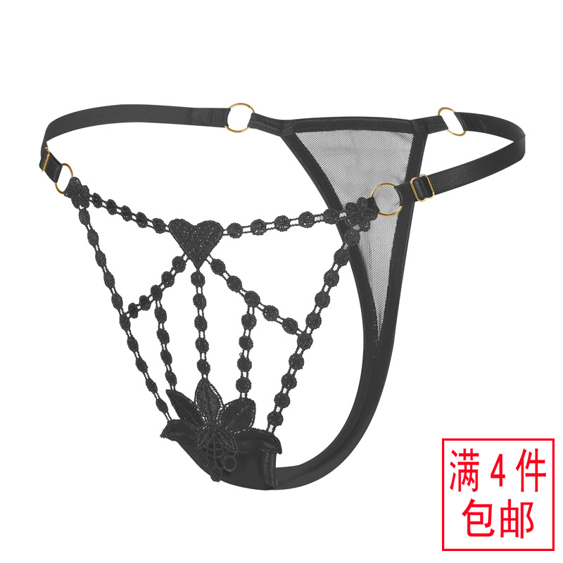 性感日系纯欲蕾丝镂空透气丁字裤