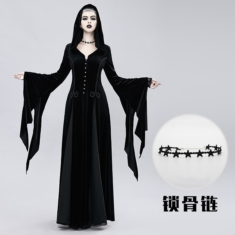 2018新款欧美项链 宫廷哥特洛丽塔万圣节舞台演出锁骨项链 小礼物