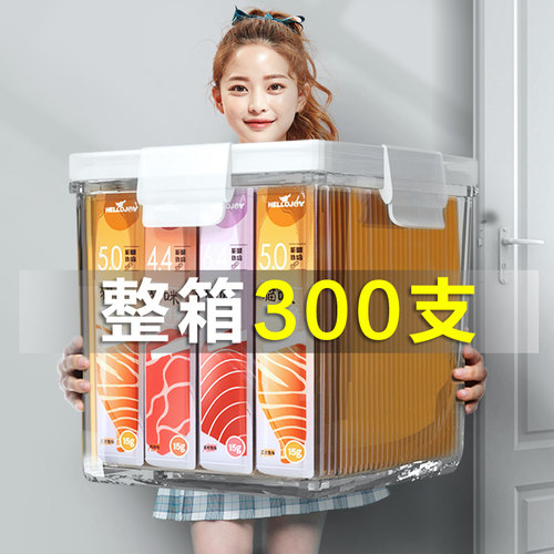 300支整箱猫条，一箱管一年！