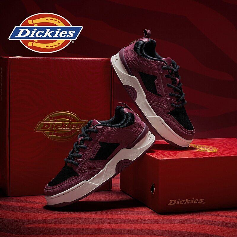 Dickies马年限定真皮板鞋男