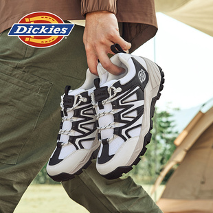 Dickies户外徒步鞋男款网面透气防滑登山鞋不累脚厚底增高老爹鞋