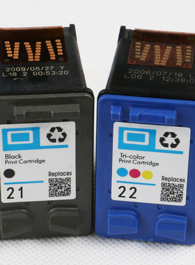 威佳21 22墨盒适用HP 21墨盒Deskjet D2360  F2180 F2290 F380 F390 F4180 4315 4355 PSC 1410打印机墨盒
