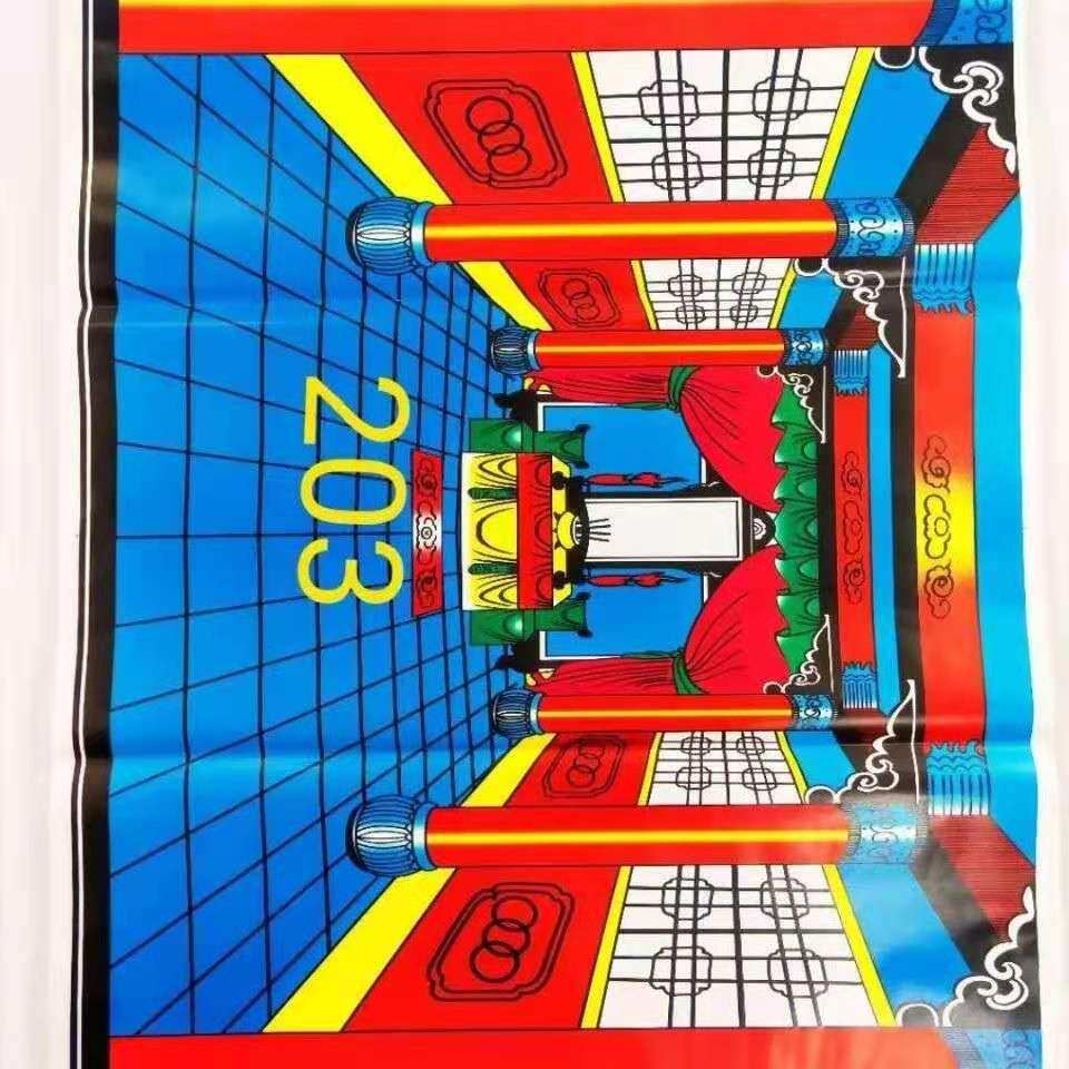 新款门窗纸灵房纸灵屋纸铜板纸花纸祭祀五色纸亮光花纸蜡光花纸