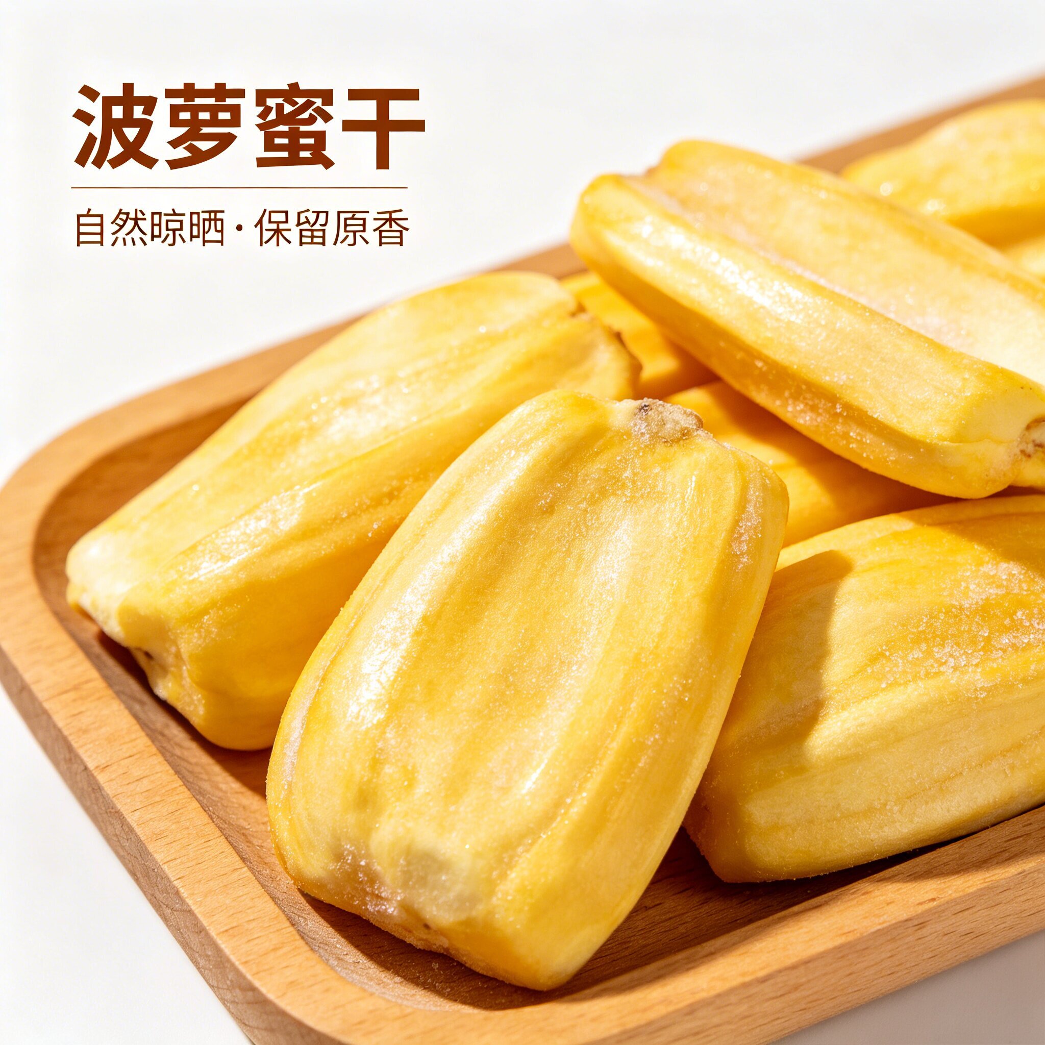 益果上仁菠萝蜜干脆片休闲零食250克袋装办公休闲零食