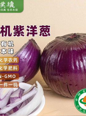 沈佳农有机紫洋葱水果紫洋葱红皮
