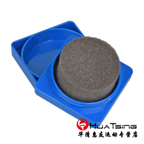 VICTAS乒乓球胶皮清洁绵盒装便携