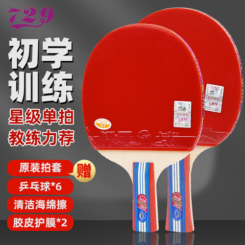 友谊金三星1只初学正品乒乓球拍