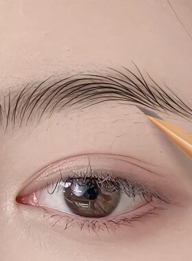 纹绣师眉笔硬芯新手 勾勒根根分明立体野生眉持久耐蹭卧蚕眼线女