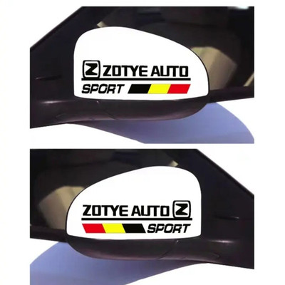 适用众泰T300t600大迈x5x7SR79T70050新款后视镜贴纸倒车镜划痕贴