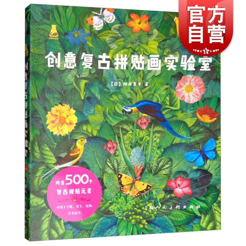 手工拼贴画创作技巧 [日]加藤圣子著 创意实验室系列书籍 上海人民