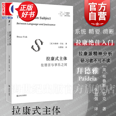 现货速发 拉康式主体:在语言与享乐之间 拜德雅精神分析先锋译丛 布鲁斯芬克上海文艺出版社心理学心理咨询精神分析弗洛伊德享乐