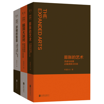 特别能装系列 膨胀的艺术灵感与创意必备源泉300词/浓缩的智慧包罗万象的法则主义300词/脑洞大派对奇奇怪怪的超小众前沿300词