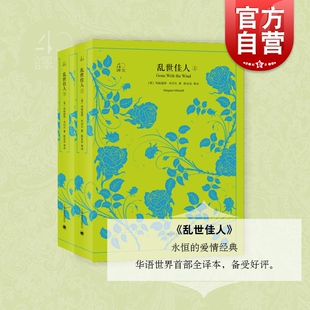 乱世佳人上下册 又名飘译文40系列玛格丽特米切尔爱情巨著陈良廷上海译文出版社外国文学小说世界名著正版图书籍