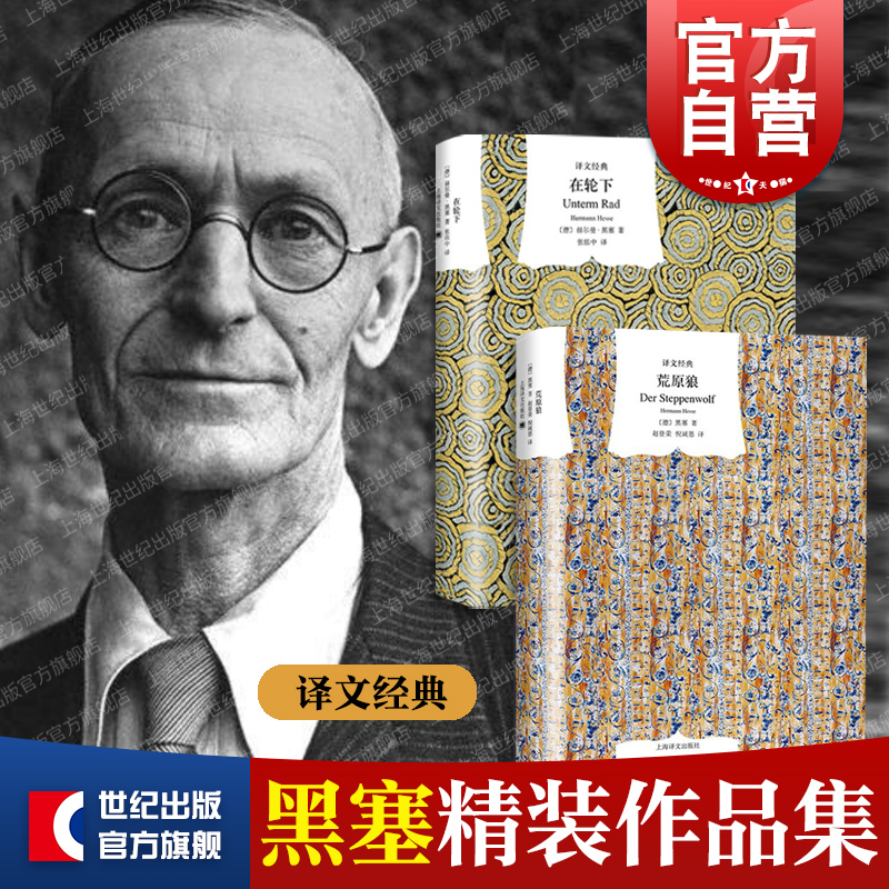 荒原狼/在轮下 译文经典黑塞精装作品诺贝尔文学奖得主欧美文学外国小说另著德米安彷徨少年时/悉达多/玻璃球游戏