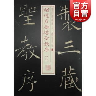褚遂良雁塔圣教序(1) 书法经典放大 铭刻系列 书法碑帖 篆刻字帖 毛笔字书法自学教材 正版书法字帖 上海书画出版社 世纪出版