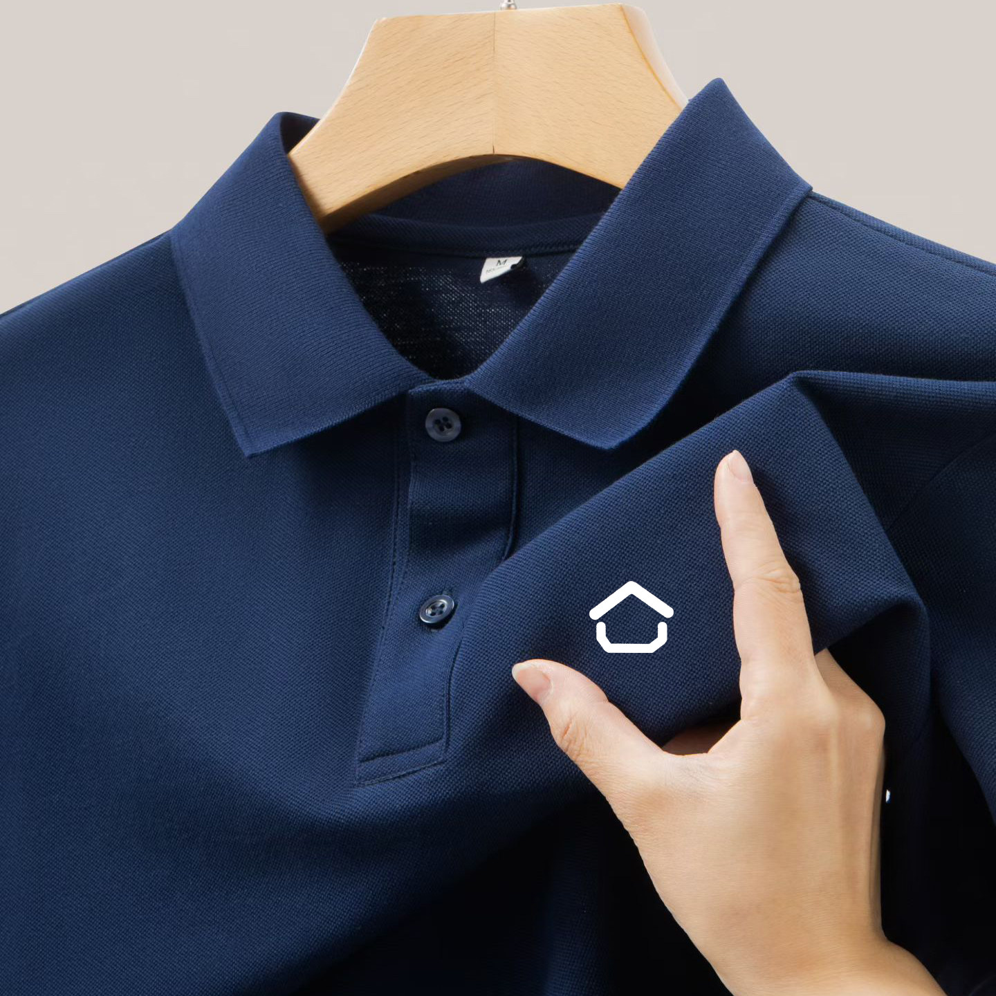 贝壳找房POLO衫短袖工作服汽车房产中介门窗翻领T恤工装订制LOGO