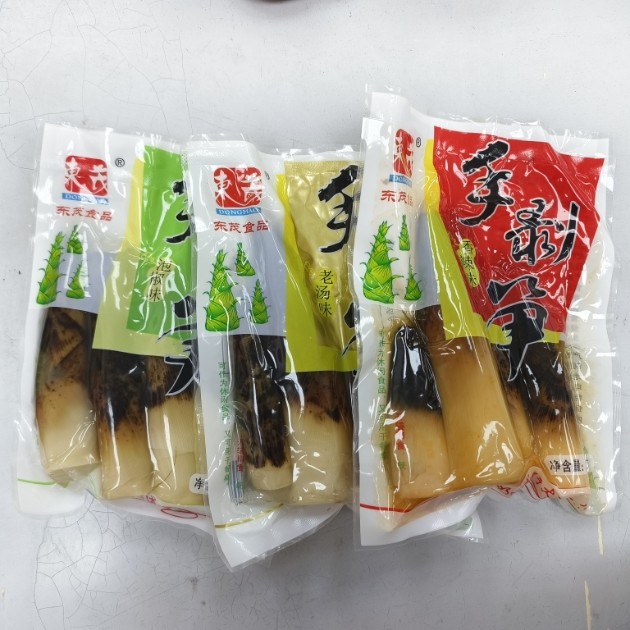 包邮 杭州临安特产东茂天目手剥笋230g香辣泡椒老汤春笋冷盘