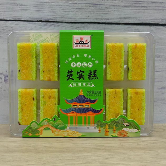 杭州特产刘瑞斋芡实糕芒果南瓜