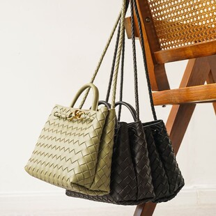 Airvivi-21S96-里外全皮 2025春夏新款羊皮编织包真皮女包斜挎包