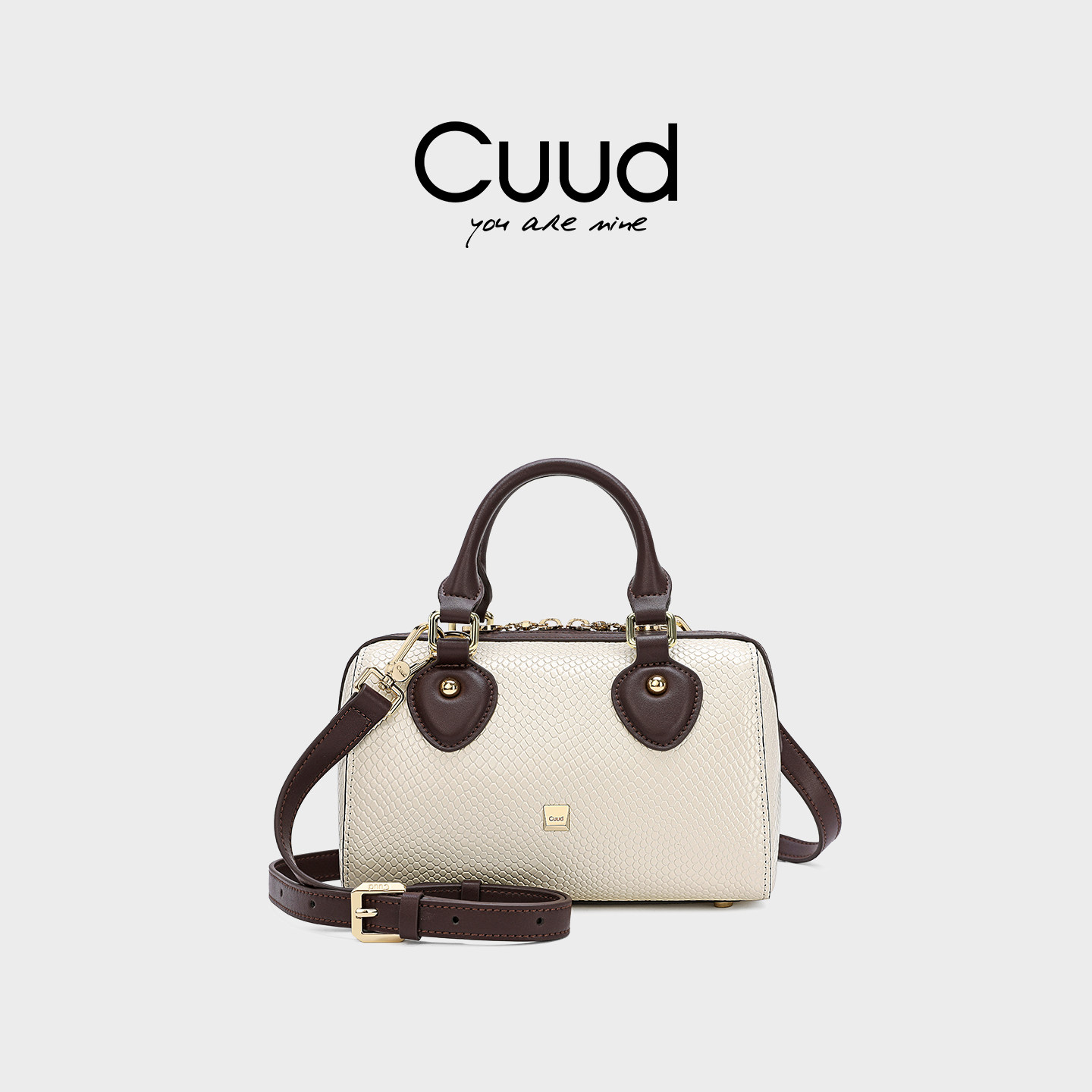 【专柜】Cuud波士顿包手提小包2026新款枕头包包高级斜挎单肩包