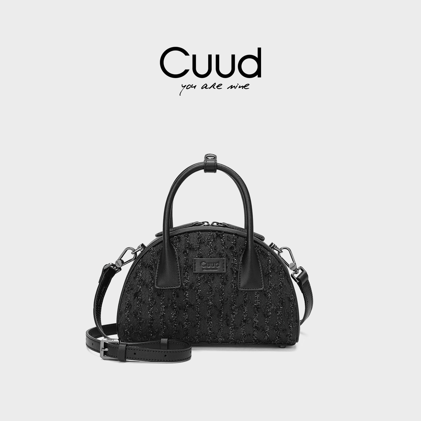 【专柜】Cuud女包2026小香风蕾丝贝壳包时尚单肩牛皮手提斜挎包,箱包皮具/热销女包/男包,通用款女包,淘宝优惠券,粉丝福利购,淘宝优惠卷
