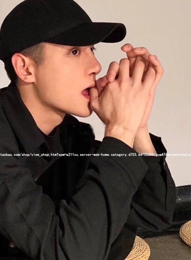 不知道买啥就选这顶）wan年经典优质水洗棉黑色棒球帽 鸭舌帽男潮