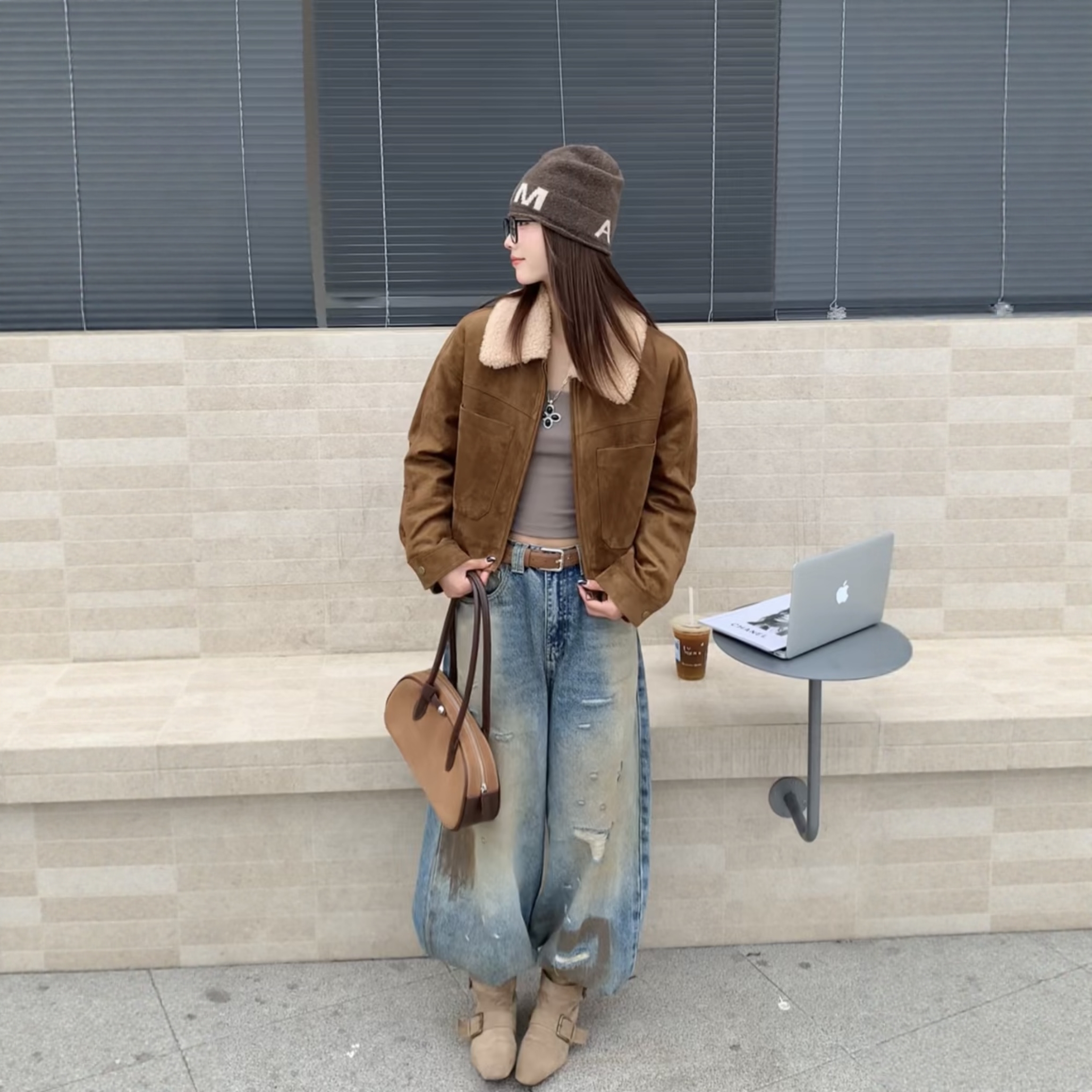 韩版宽松休闲加厚保暖羽绒外套