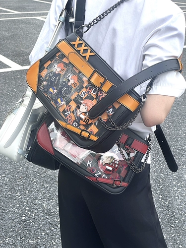 浮游猫 Оригинальный Dazheng Pain Pack Swary Crossbody Pain Pain Mini Demon Выставка двухмерного студенческого общества скот