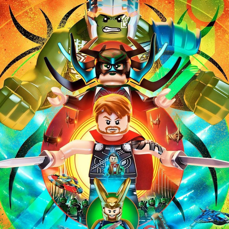 复仇者联盟雷神3仙宫之战托尔海拉洛基奥丁thor积木人仔拼装玩具