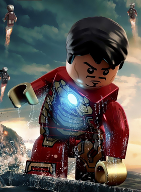 复联钢铁侠托尼IronMan绝境血边装甲马克1MK50拼装人仔中国产积木