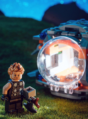 复仇者联盟4灭霸宝石雷神托尔战斧武器锤子76102浣熊玩具益智积木