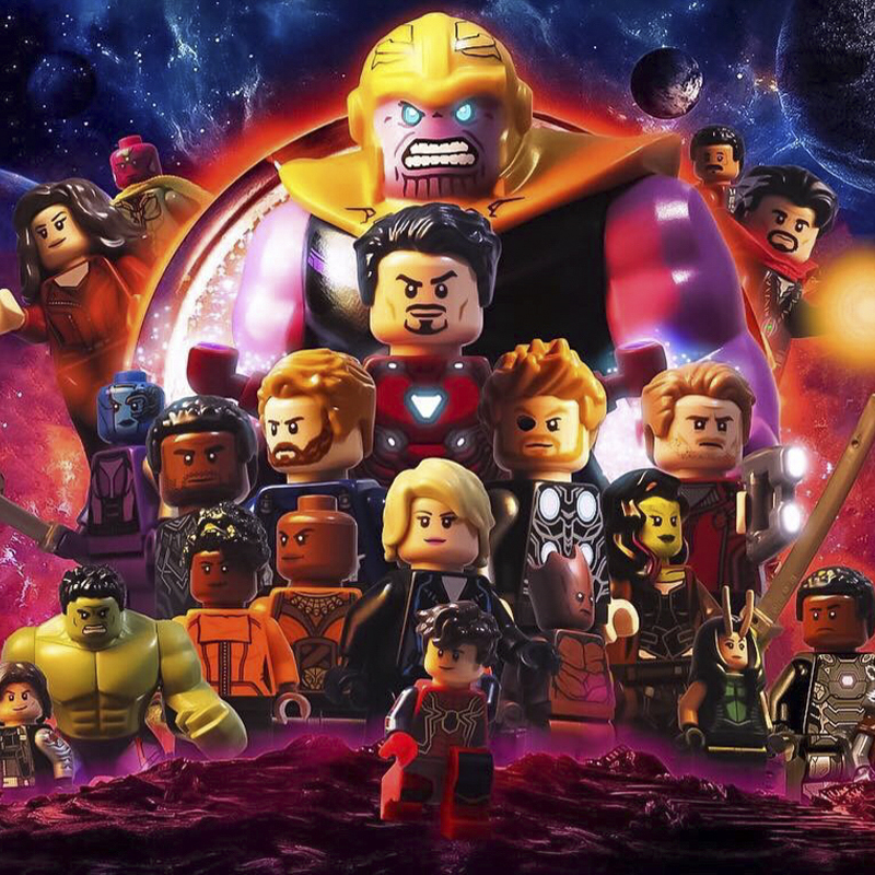 复仇者联盟蜘蛛侠人仔积木钢铁侠