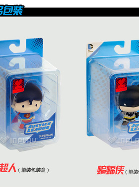 包邮 INPLAY正版蝙蝠侠超人神奇女侠DC正义联盟Q版手办 车摆桌摆